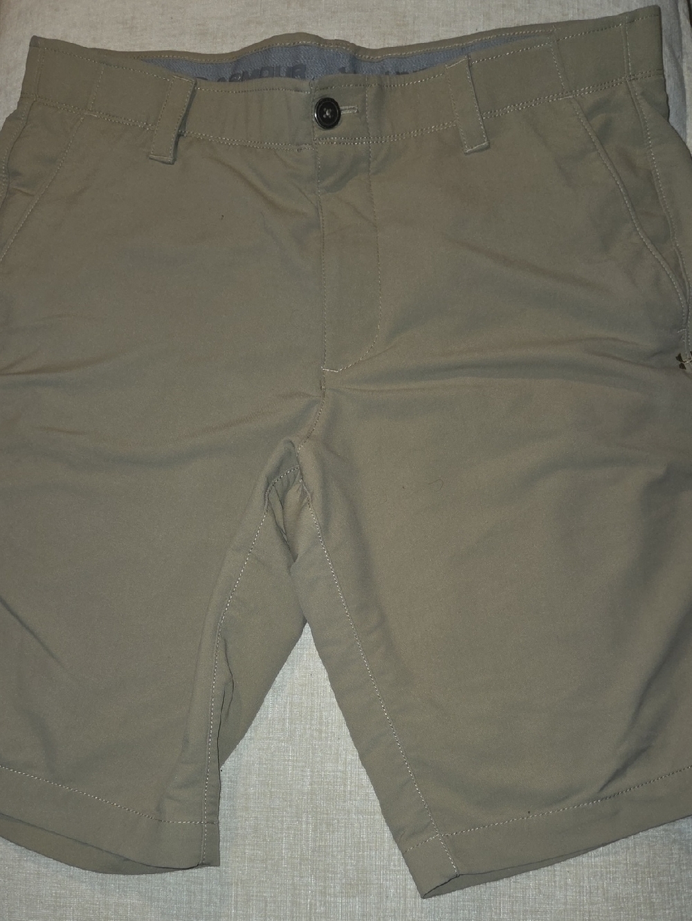 Under Armour Olive and Gray Athletic Shorts